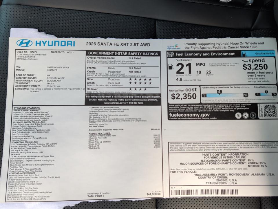 2026 Hyundai Santa Fe XRT - Photo 33