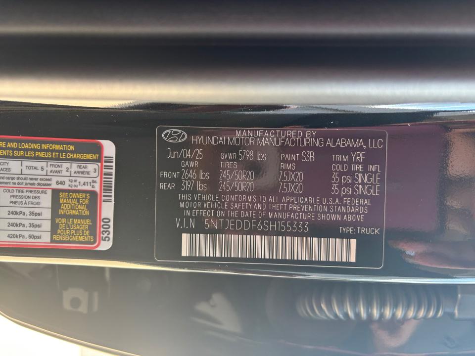 2025 Hyundai Santa Cruz Limited - Photo 35