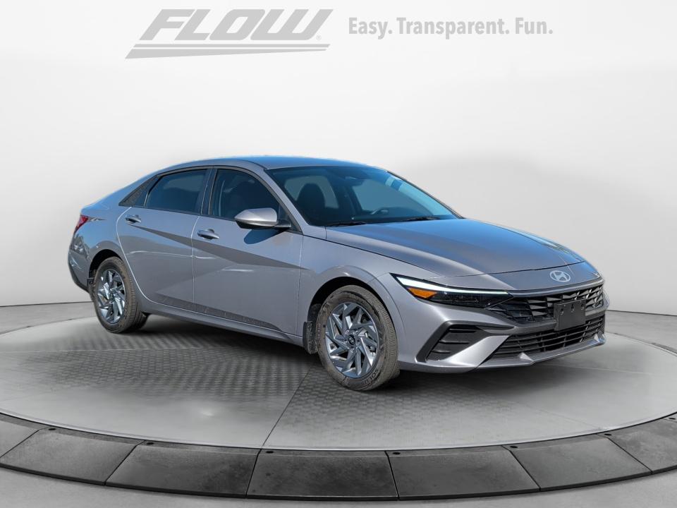 Certified 2026 Hyundai Elantra Hybrid Blue Sedan