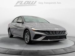 2026 Hyundai Elantra Hybrid Blue Sedan