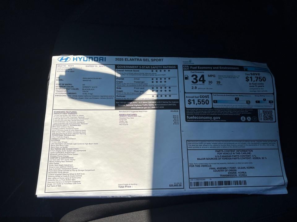 2025 Hyundai Elantra SEL - Photo 33