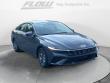 New 2025 Hyundai Elantra Hybrid Blue Sedan