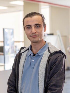 Staff member Elyas Dost from 2695833b0ace