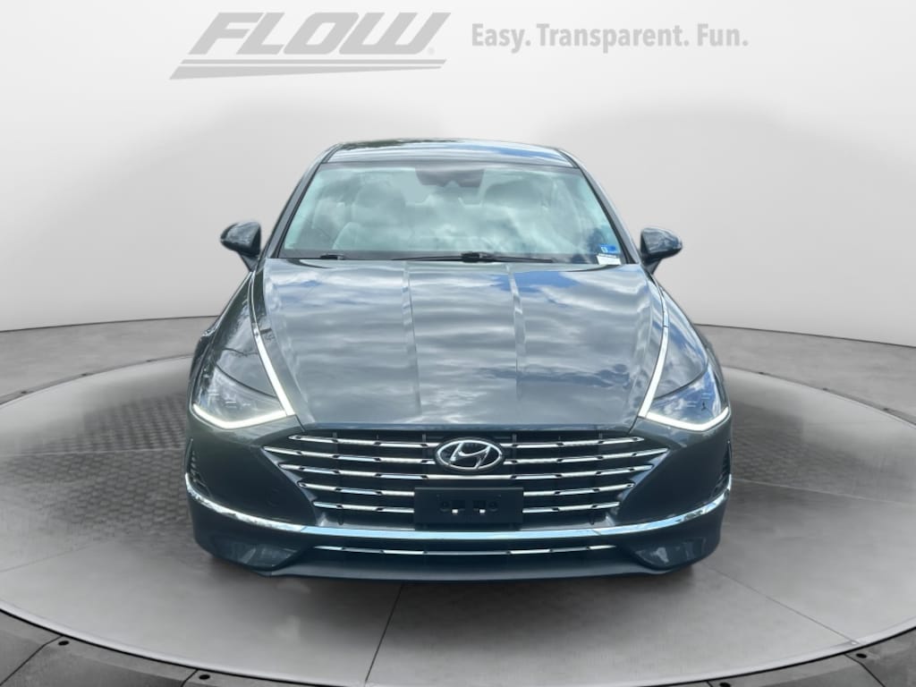 Used 2023 Hyundai Sonata Hybrid Blue Sedan