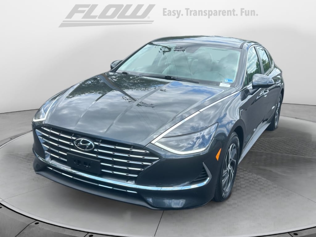 Used 2023 Hyundai Sonata Hybrid Blue Sedan