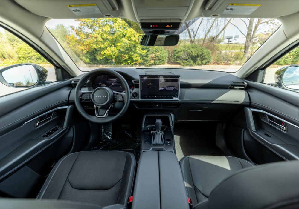 2026 Mazda CX-5 interior, featuring the infotainment system