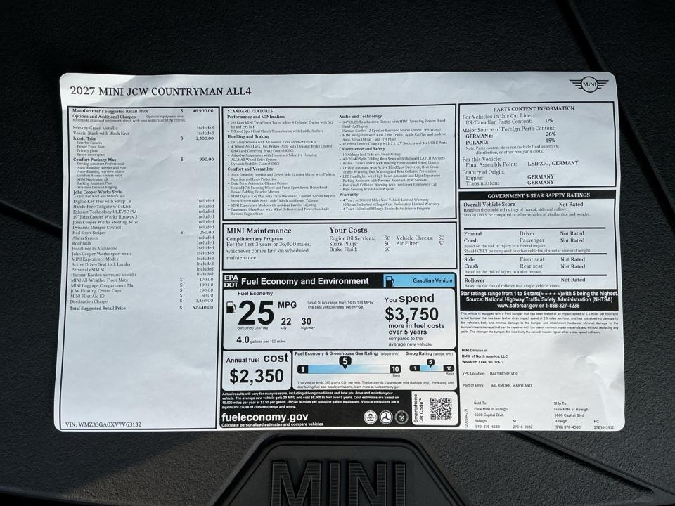 2027 MINI Countryman John Cooper Works - Photo 33