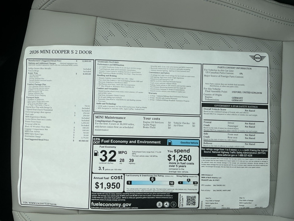 2026 MINI Hardtop 2 Door S - Photo 33