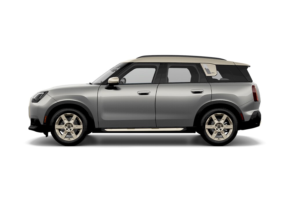 2025-mini-countryman-se-all4-flow-mini.jpg Driver's side view of the new electric MINI Cooper Countryman SE All4
