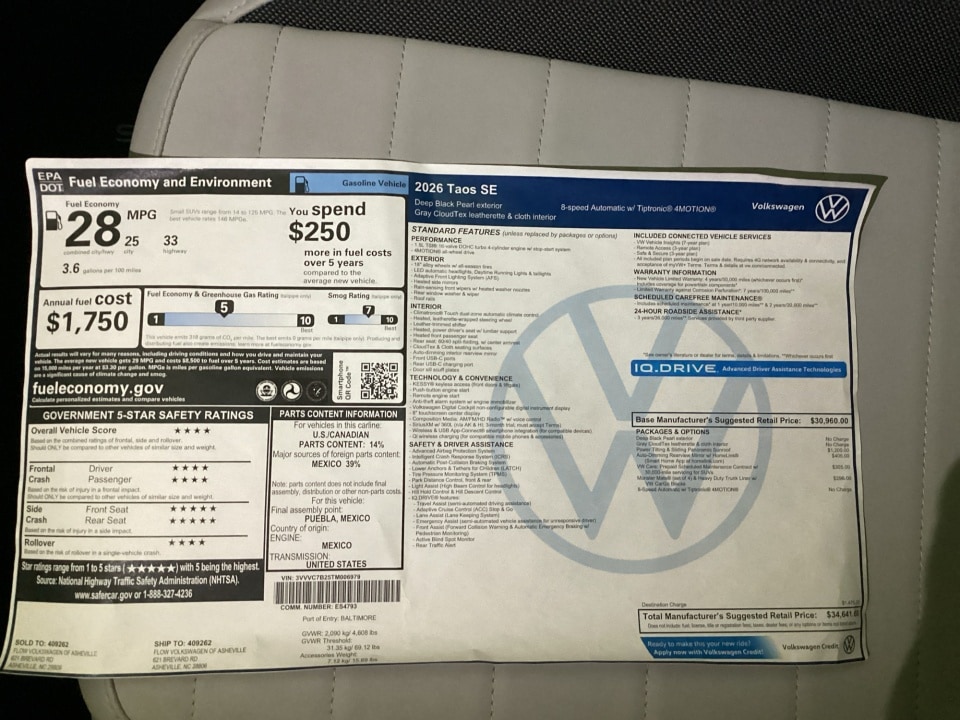 2026 Volkswagen Taos SE - Photo 33