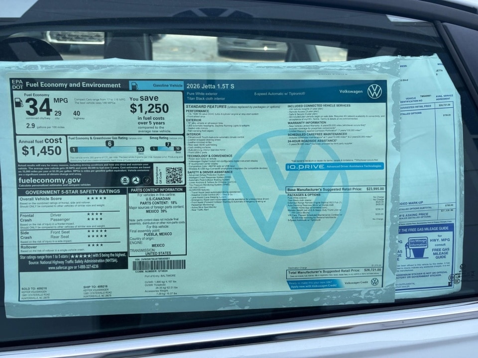 2026 Volkswagen Jetta S - Photo 33
