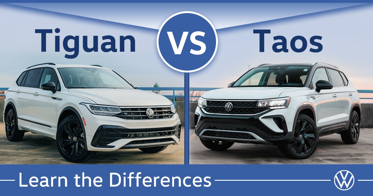 Taos vs Tiguan Flow Volkswagen of WinstonSalem