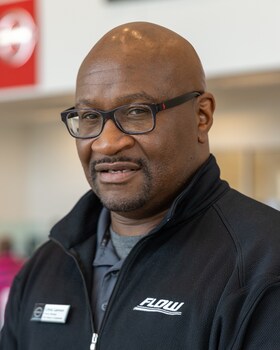 Staff member Chris Lennon from 293a0add6b39