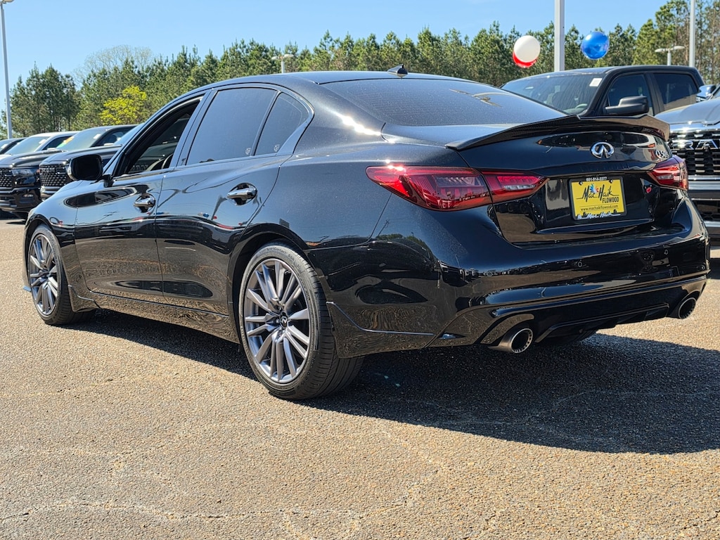 Used 2022 INFINITI Q50 Red Sport 400 Sedan