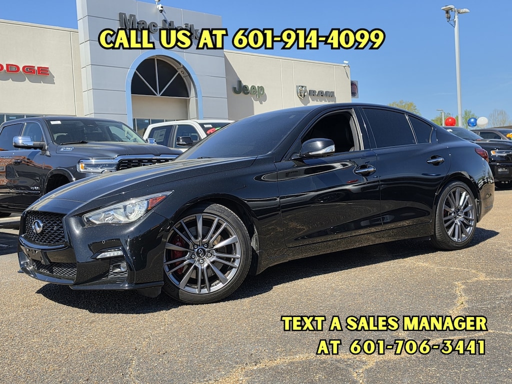 Used 2022 INFINITI Q50 Red Sport 400 Sedan