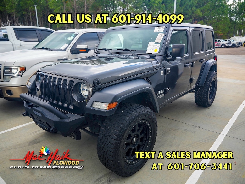 Used 2019 Jeep Wrangler Unlimited Sport S SUV