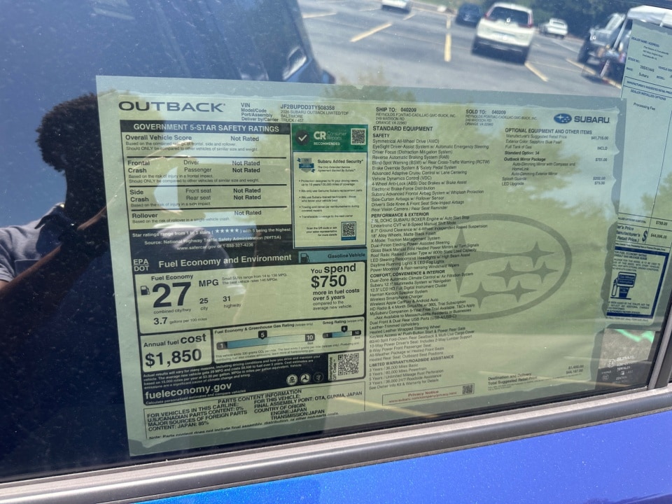 2026 Subaru Outback Limited - Photo 33