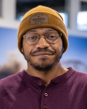 Staff member Chris Garba from c3ff2a68978a