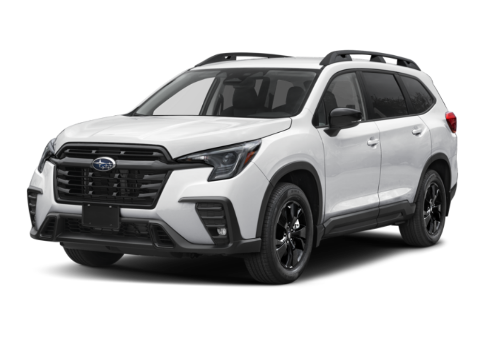 front view of a white 2026 subaru ascent