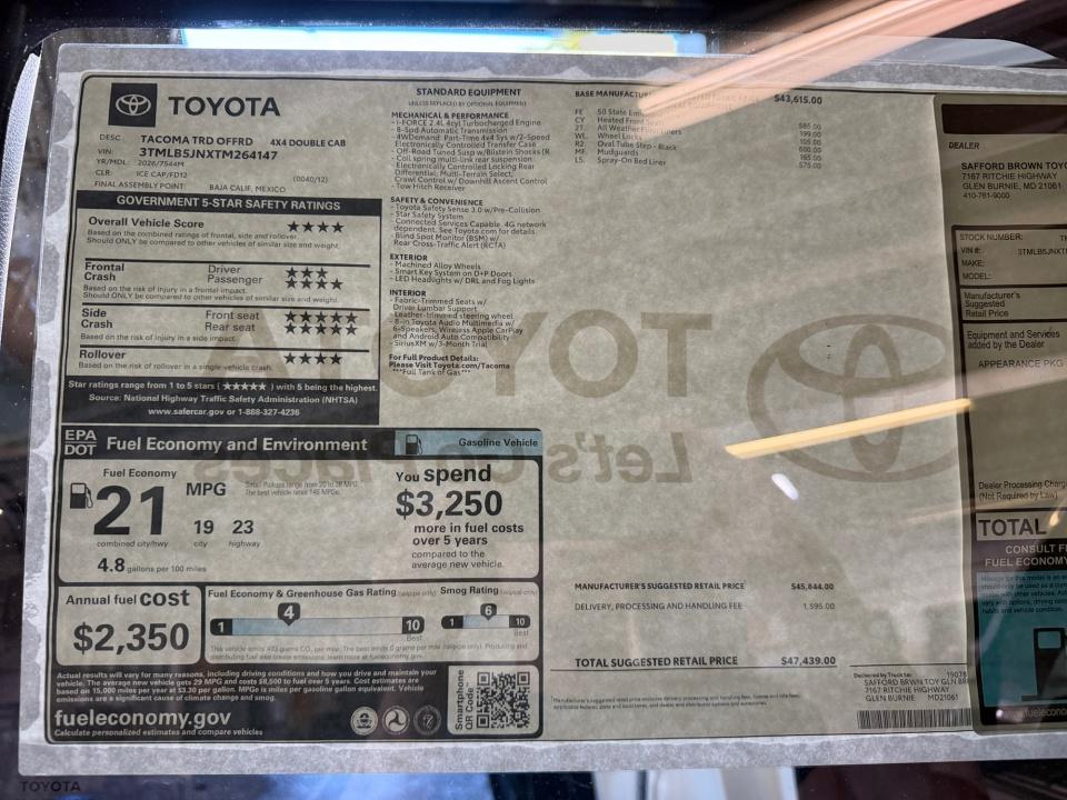 2026 Toyota Tacoma TRD Off Road - Photo 33