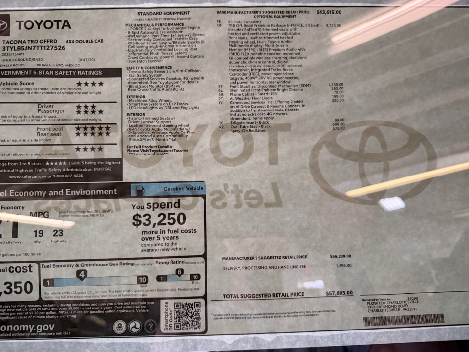 2026 Toyota Tacoma TRD Off Road - Photo 33
