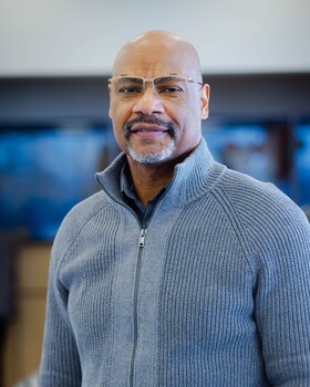 Staff member Mike Sydney from a25ba10266eb
