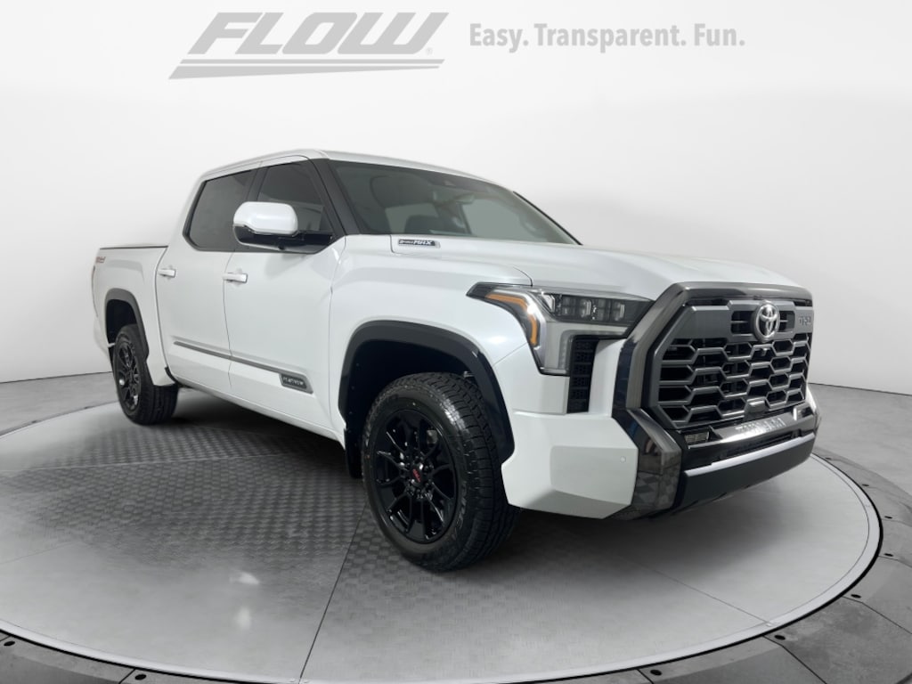 New 2025 Toyota Tundra i-FORCE MAX Platinum Hybrid CrewMax 5.5 Bed Truck CrewMax