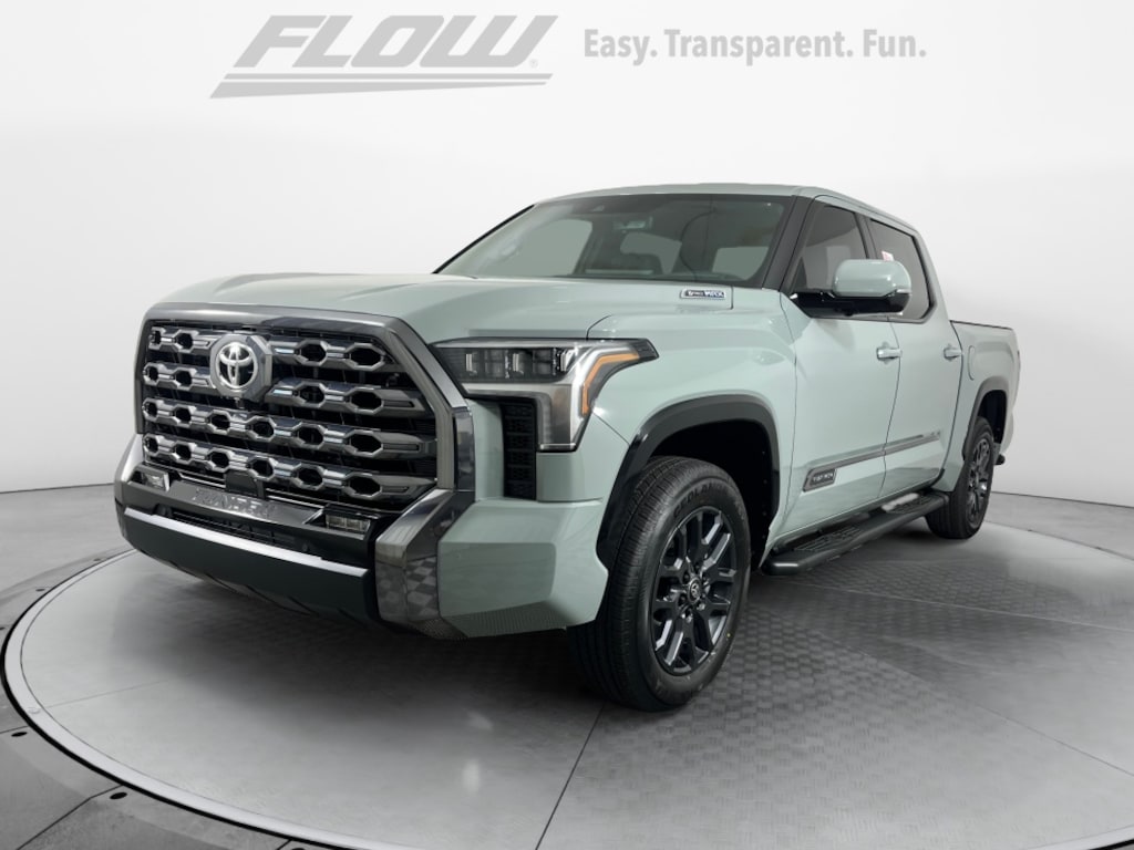 New 2025 Toyota Tundra i-FORCE MAX Platinum Hybrid CrewMax 5.5 Bed Truck CrewMax