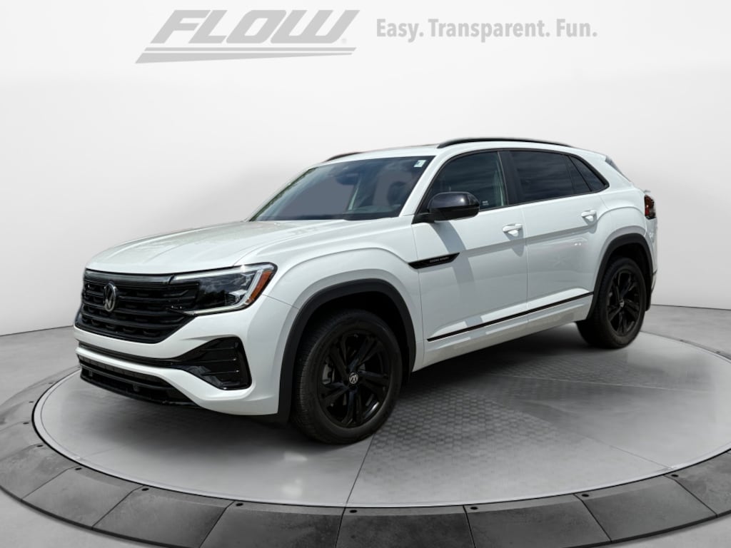 Certified 2025 Volkswagen Atlas Cross Sport 2.0T SEL R-Line Black SUV