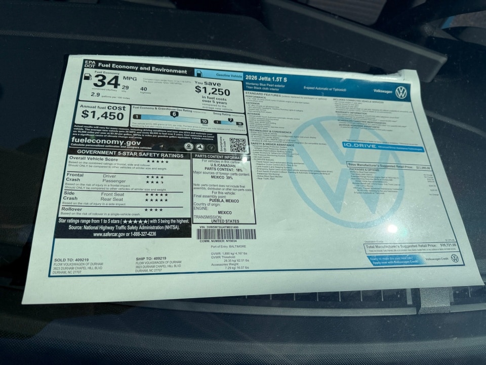2026 Volkswagen Jetta S - Photo 33