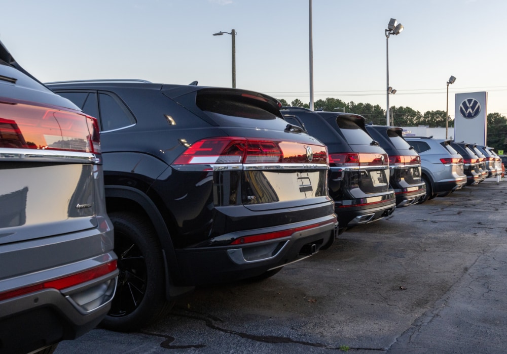 Lineup of Volkswagen SUVs for sale in Durham, NC