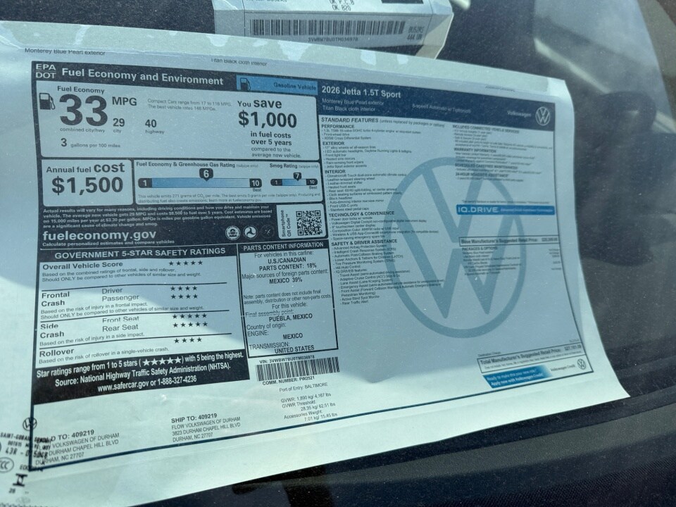 2026 Volkswagen Jetta Sport - Photo 33