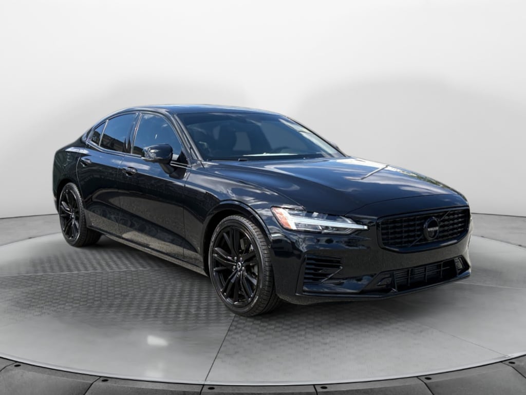 Certified 2022 Volvo S60 Recharge Plug-In Hybrid T8 Black Edition R-Design Extended Range Sedan