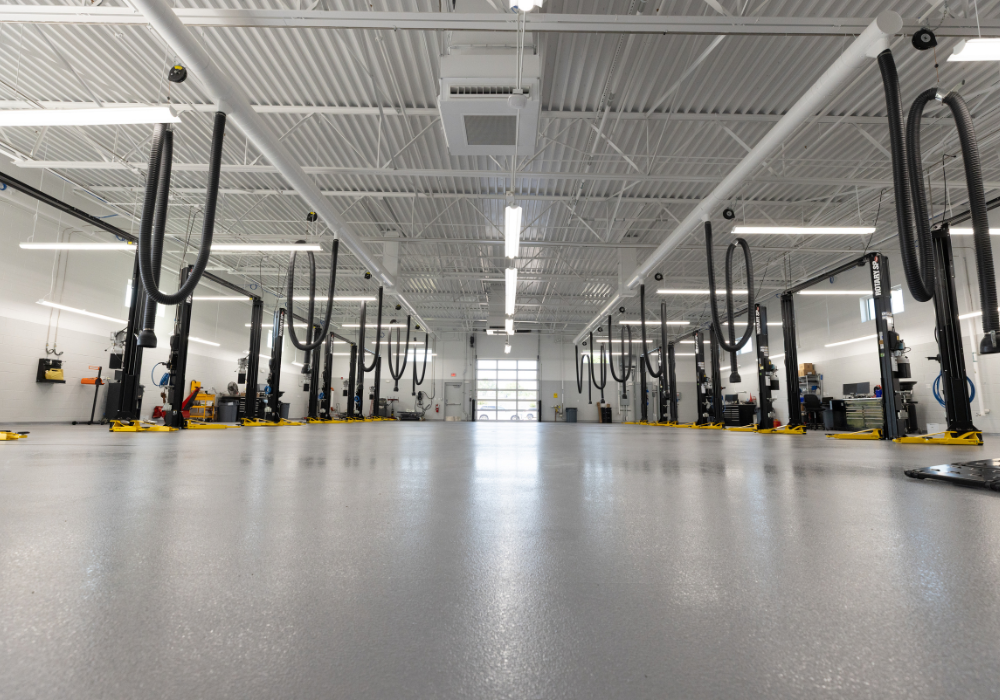 Service area in the Flow Volvo Cars Greensboro dealership, also serving Kernersville, NC