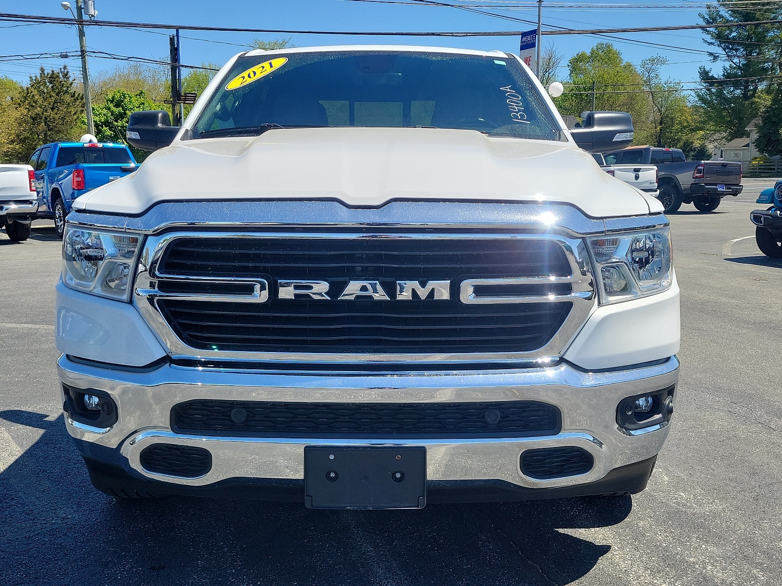 Used 2021 RAM Ram 1500 Pickup Big Horn/Lone Star with VIN 1C6SRFFTXMN701437 for sale in Georgetown, DE