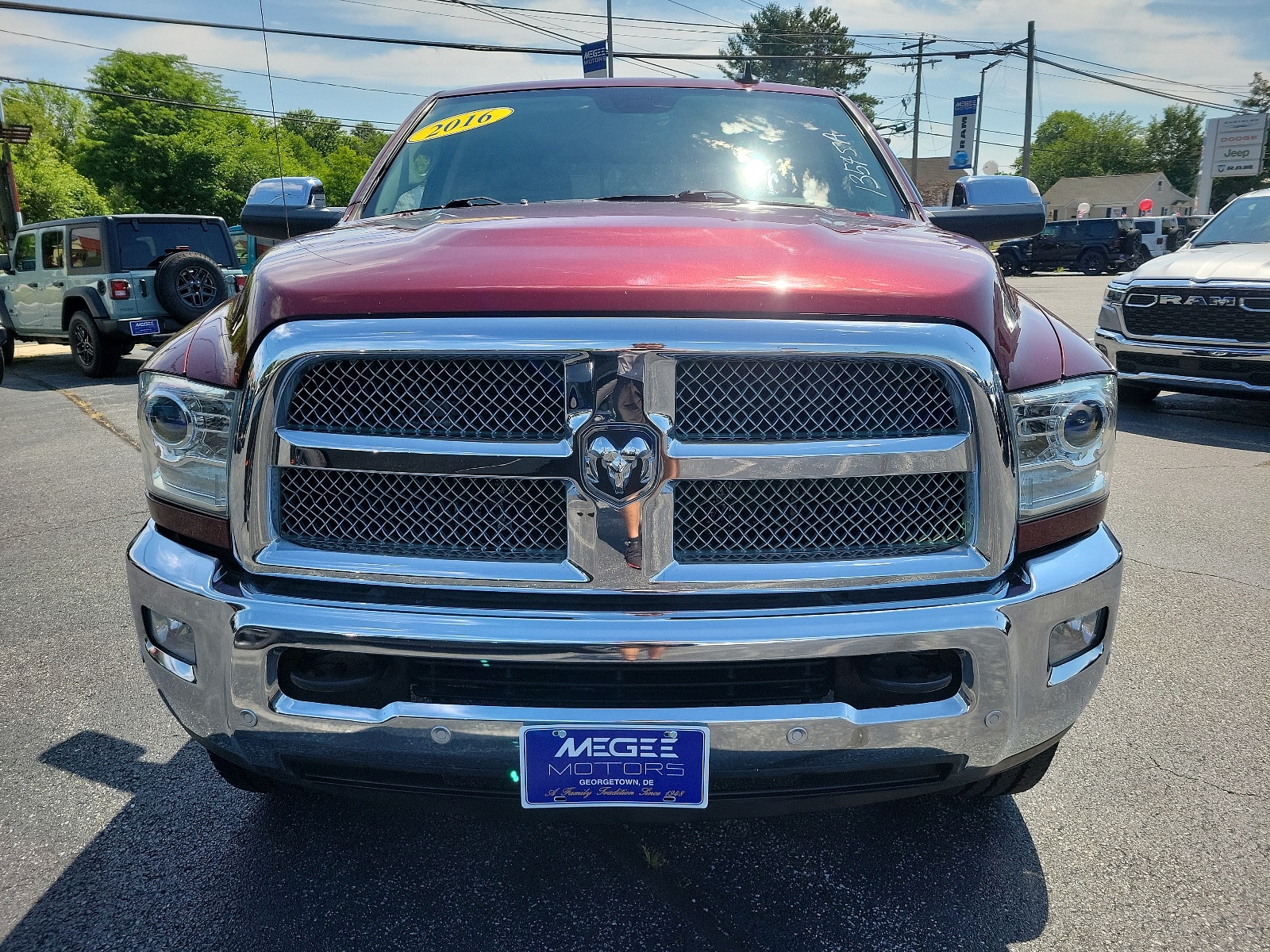 Used 2016 RAM Ram 3500 Pickup Laramie Longhorn with VIN 3C63R3FJ1GG278522 for sale in Georgetown, DE