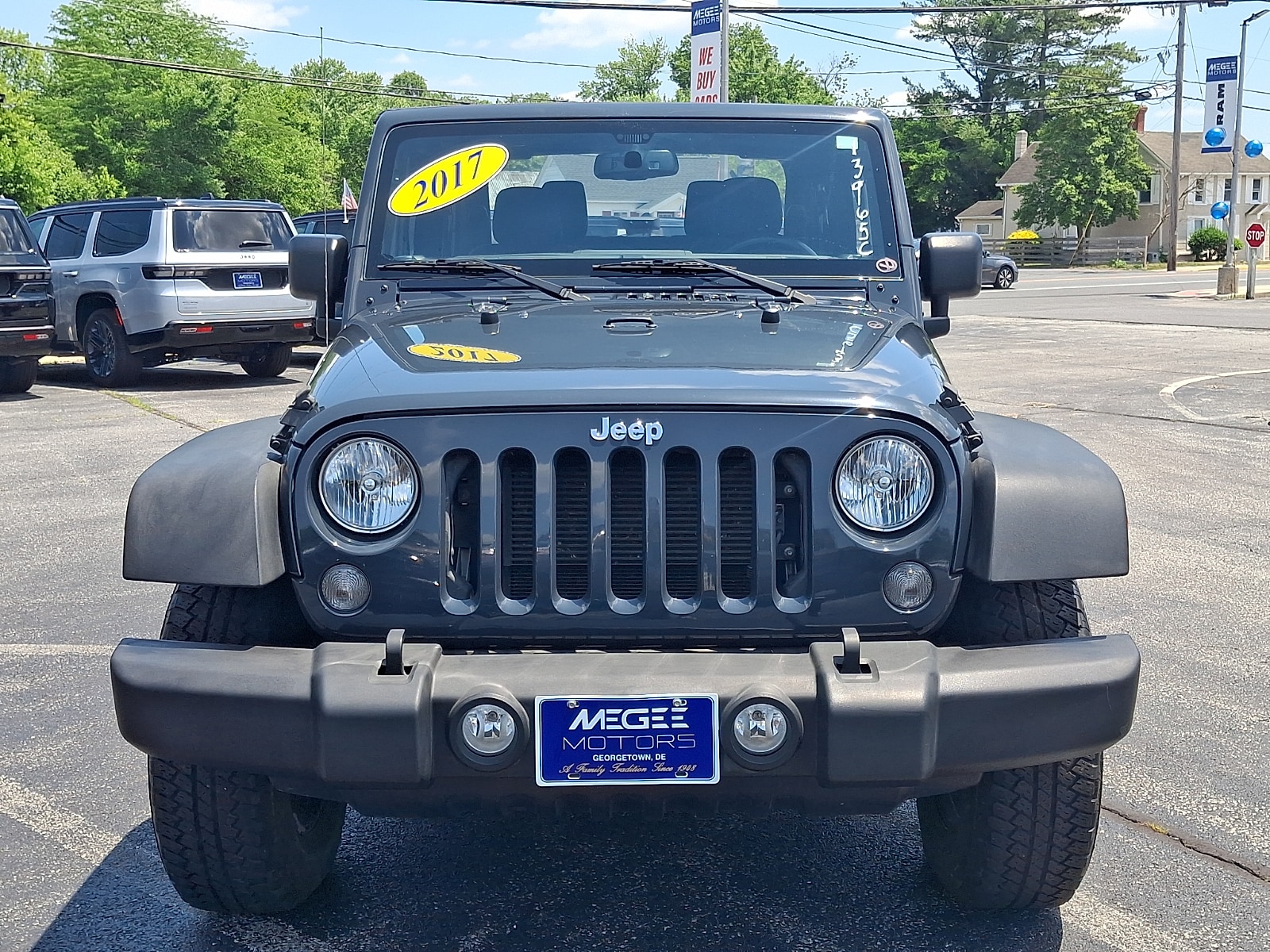Used 2017 Jeep Wrangler Sport S with VIN 1C4AJWAG3HL693673 for sale in Georgetown, DE
