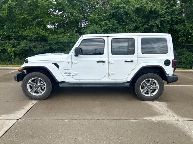 Used 2022 Jeep Wrangler Unlimited Sahara with VIN 1C4HJXEG7NW231691 for sale in Fort Smith, AR