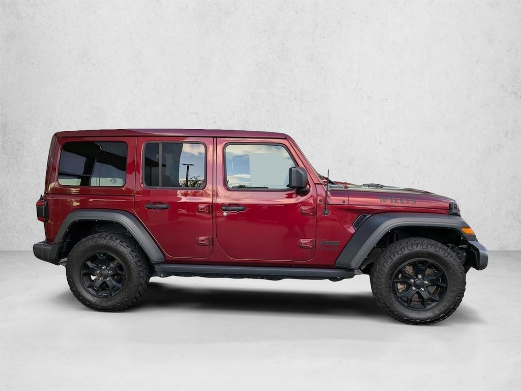Used 2021 Jeep Wrangler Unlimited Willys Sport Utility