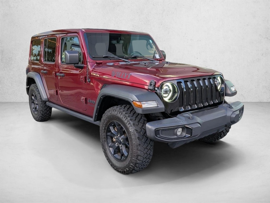 Used 2021 Jeep Wrangler Unlimited Willys Sport Utility