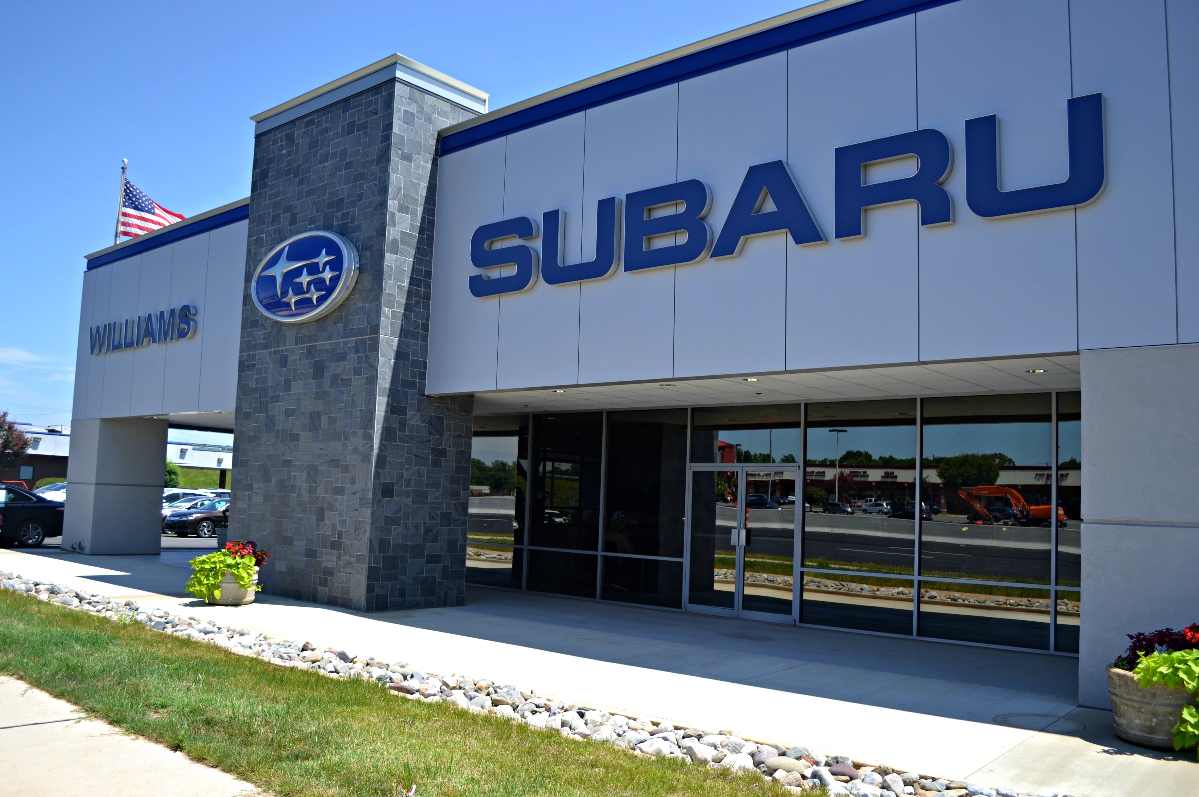 The Williams Subaru dealership in Charlotte is shown.