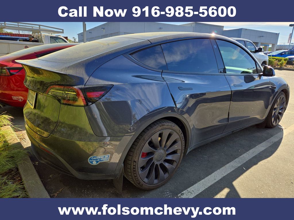 Used 2021 Tesla Model Y Performance with VIN 5YJYGDEF6MF271753 for sale in Folsom, CA