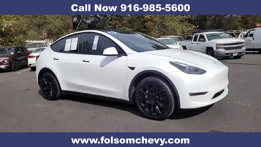 Used 2022 Tesla Model Y Long Range with VIN 7SAYGAEE4NF551407 for sale in Folsom, CA