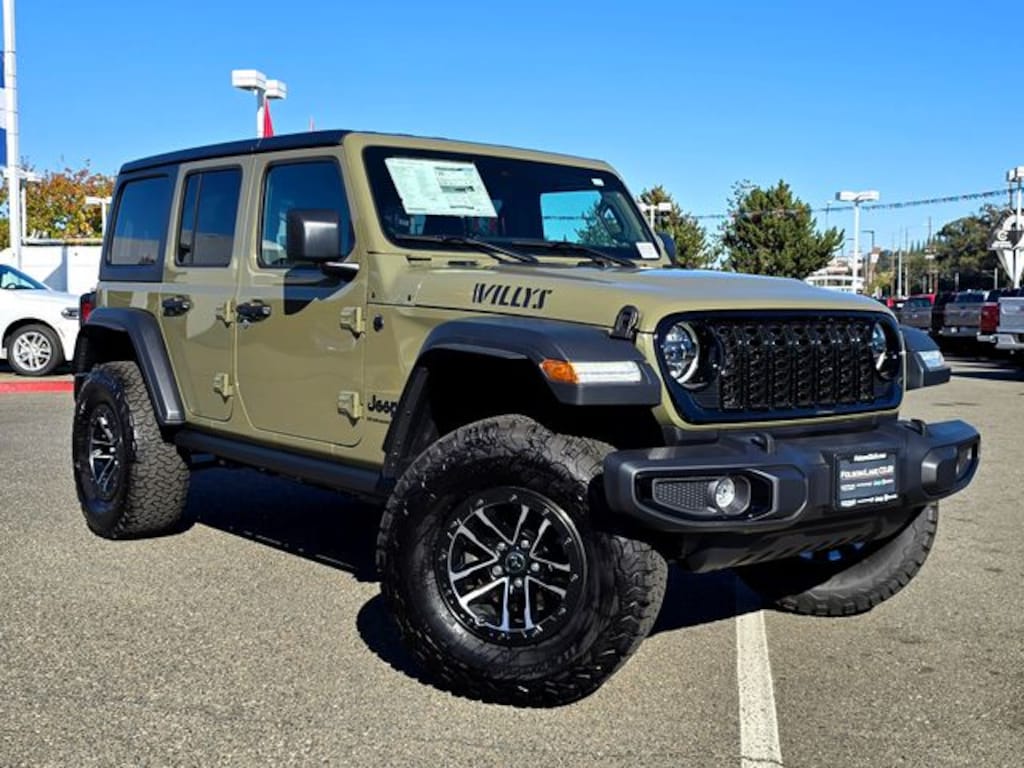 New 2025 Jeep Wrangler 4-DOOR WILLYS Sport Utility