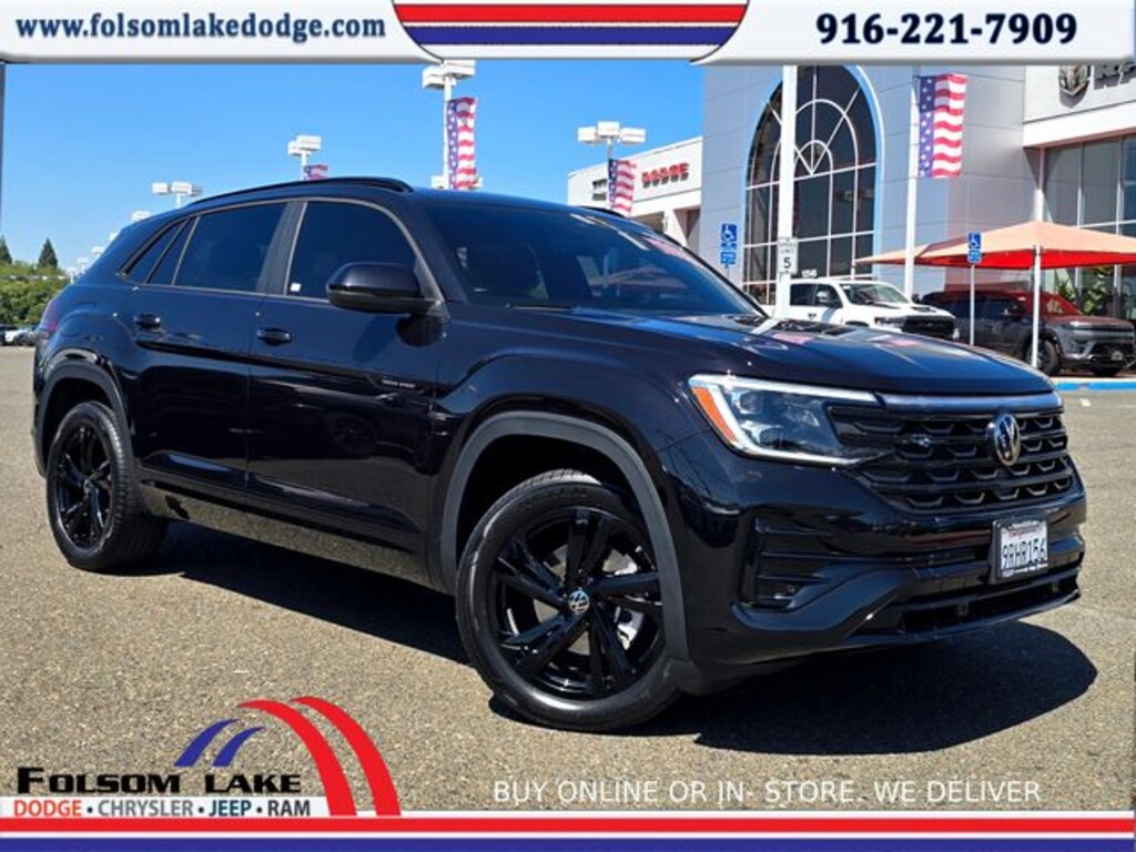 Used 2025 Volkswagen Atlas Cross Sport 2.0T SEL R-Line Black SUV