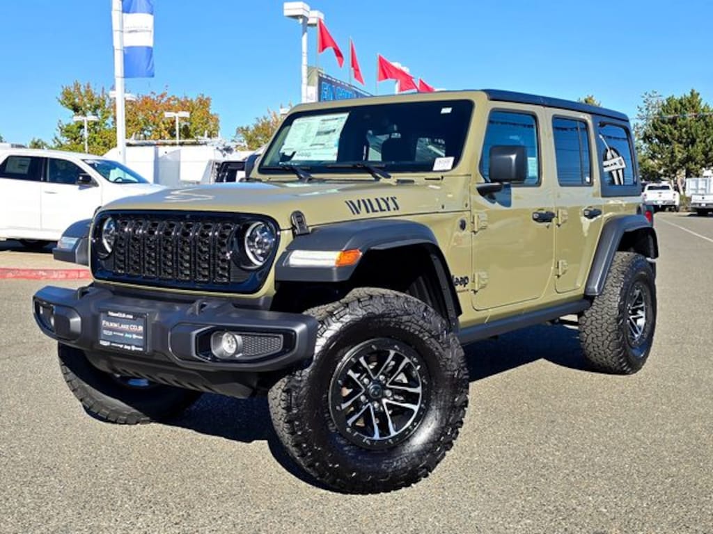 New 2025 Jeep Wrangler 4-DOOR WILLYS Sport Utility