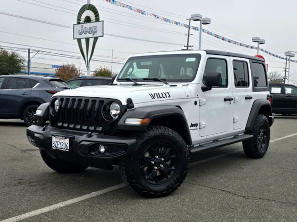 Certified 2021 Jeep Wrangler Unlimited Willys SUV