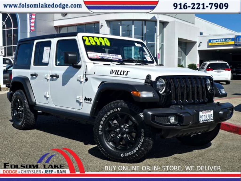 Certified 2022 Jeep Wrangler Unlimited Willys SUV