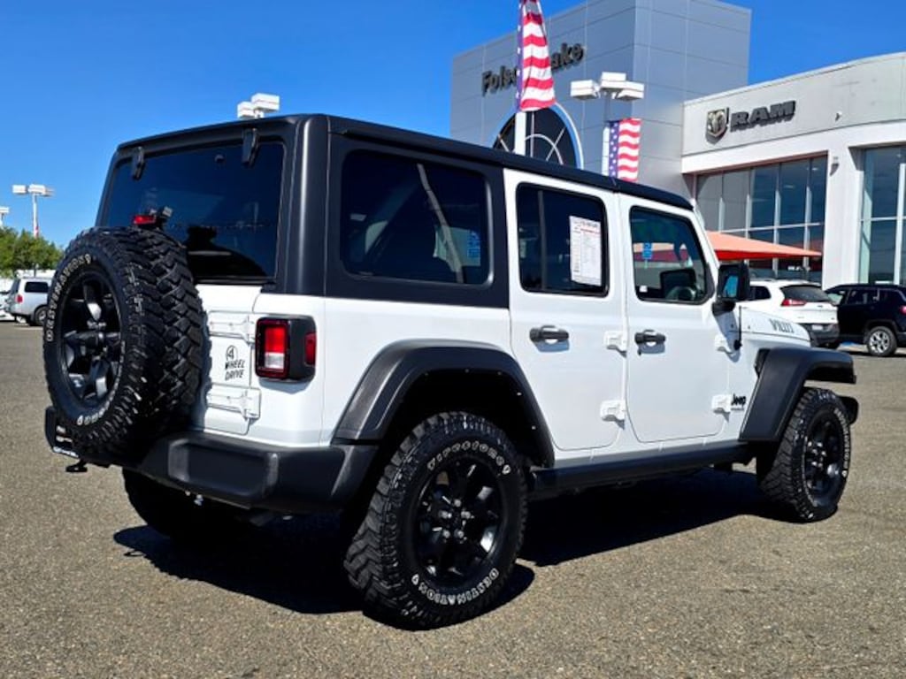 Certified 2022 Jeep Wrangler Unlimited Willys SUV