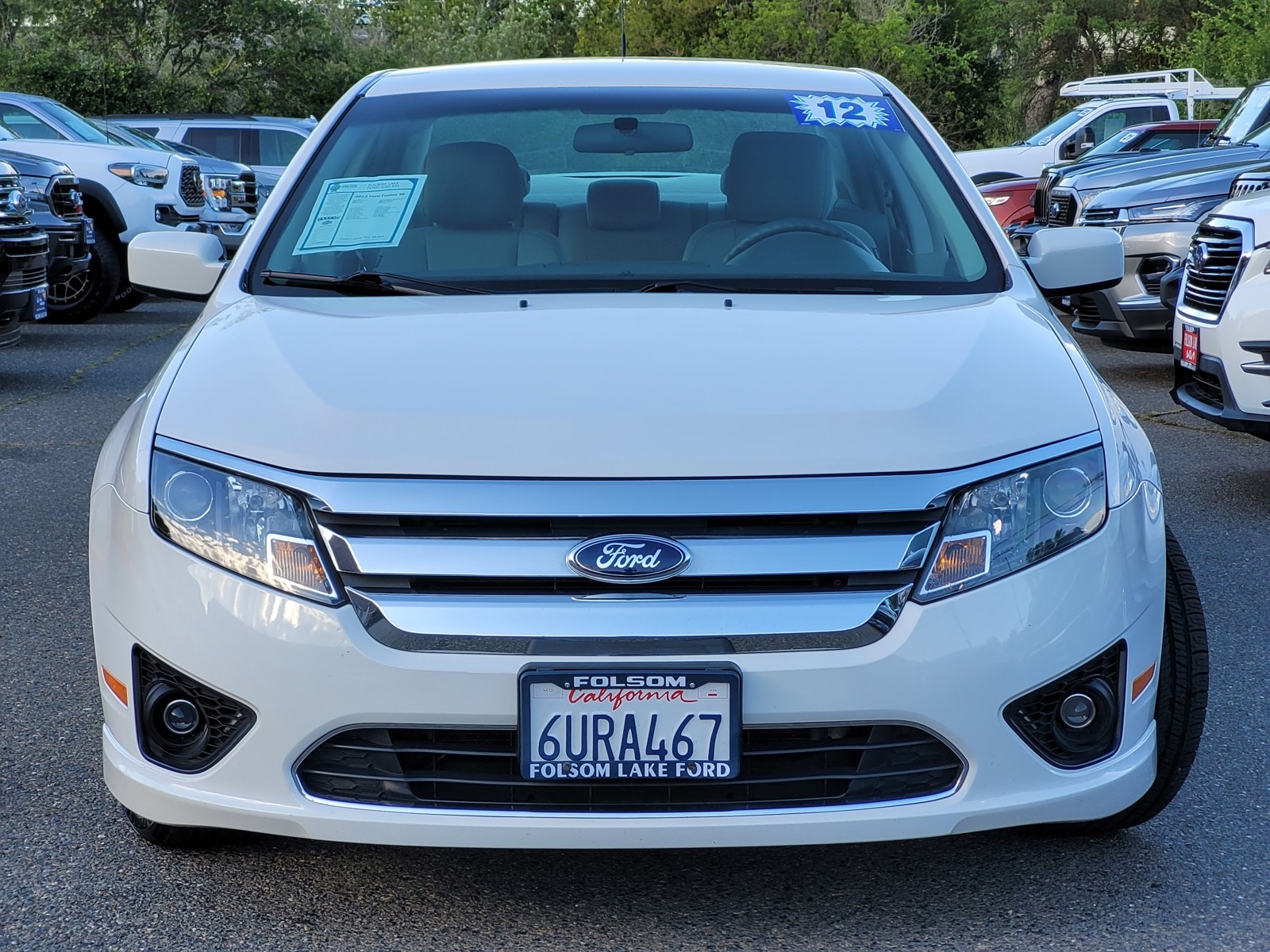 Used 2012 Ford Fusion SE with VIN 3FAHP0HA5CR294775 for sale in Folsom, CA